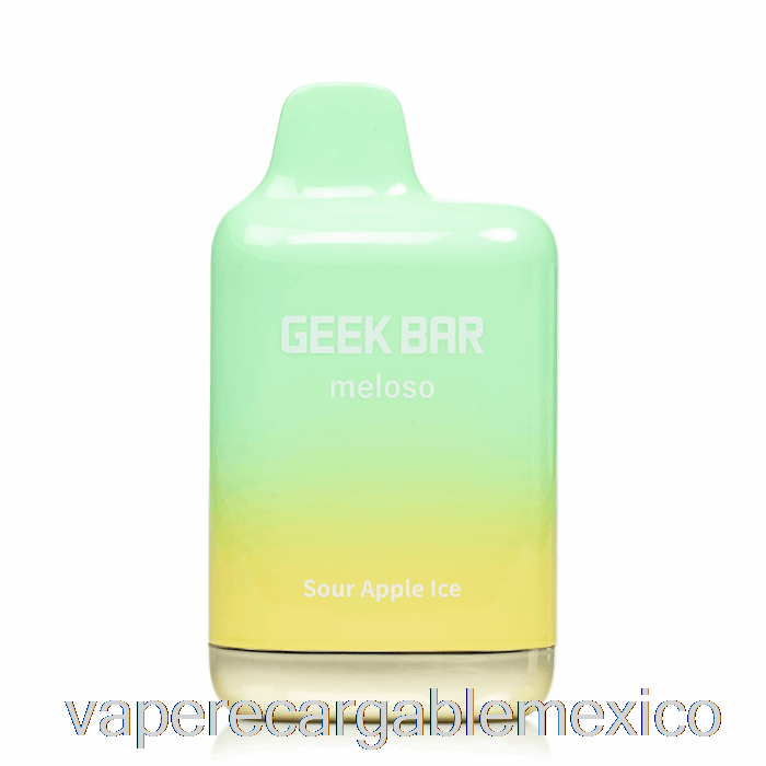 Vape Recargable Geek Bar Meloso Max 9000 Desechable Manzana Agria Hielo